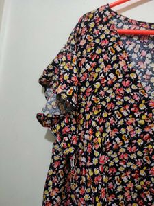 Floral Cool Cotton Top length 38