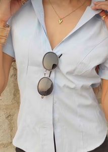 Women Lightblue Shirt