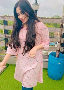 Pink Floral Dress