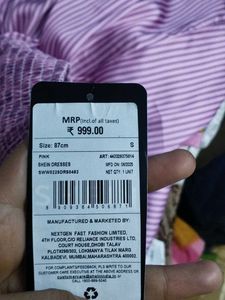 Pink Striped Cutout Midi Dress