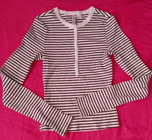 Striped Long Sleeve Top