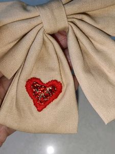 Embroidery Hair Bows