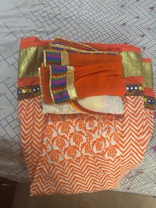 Lehenga Choli  with Bangles and Jewelry