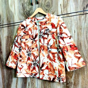 Cotton Printed Jacket Size-36-38
