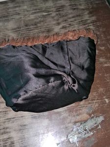 Vintage Brown Furry Rug