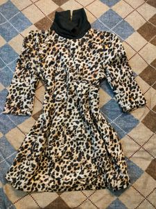 Leopard Print Mini Dress