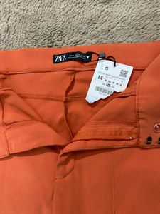 zara stretch cut out pants