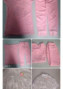 3 Combo Set Pink Embellished Top & Pant