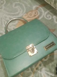 Jimmy Choo Green Satchel