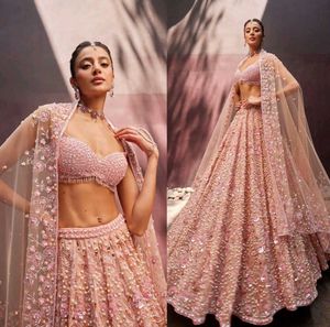 Coral Net Beautiful Lehenga