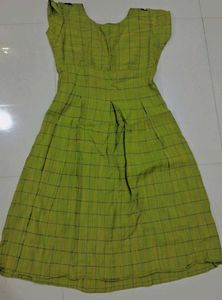 Green Checkered Dress