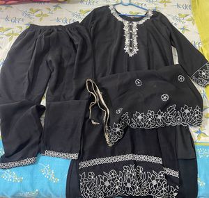 Elegant Black Kurta Set