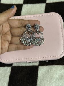 Stylish Silver Jhumka Earrings Combo