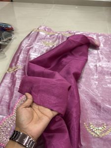 Elegant Purple Saree