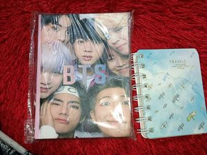 SET OF 2 DIARIES -free Bts Keychain