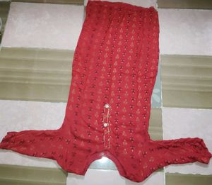 Red Printed Kurti