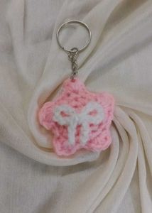 Pink Star Keychain