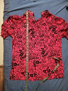 M&amp;S Rose-Black Top
