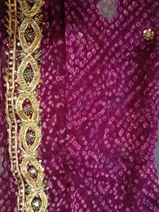 Elegant Purple Saree