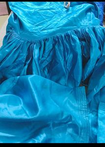 vintage blue salwar semi patiyala