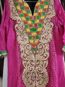 Georgette SUIT With Sharara..price Drop