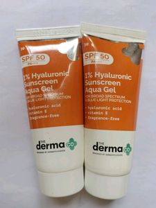 The Derma Co Hyaluronic Aqua Gel Sunscreen
