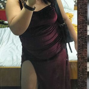 Maroon/Red Party Dress