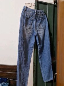 Ripped Blue Denim Jeans