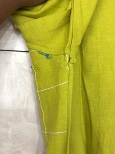 Green Embroidered Kurta