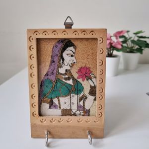 Wooden Handcrafted Key Holder With 2 Hooks