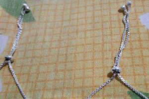 Oxidised Anklet