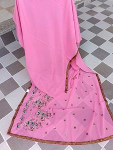 Embroidery Work Saree