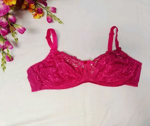 🇳🇿💫💗 Pink Lace Bra - Elegant &amp; Comfortable