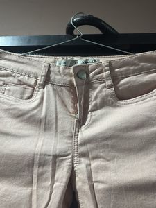Peach/Light pink Skinny Jeans