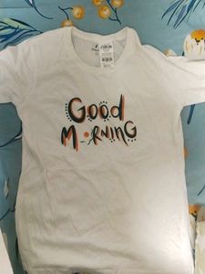 White Graphic Tee