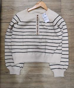 Savana Dupe Button Knit Pullover