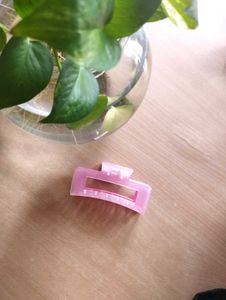 Pink Hair Claw Clip