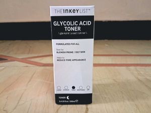 Glycolic Acid Toner The INKEY List Reduce pore