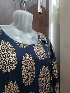 New Black And Golden Naira Kurta