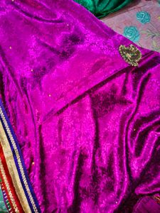 Rose Colour Saree