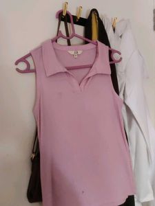 Cute Pink Sleeveless Top