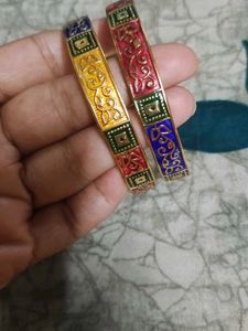 Micro Gold Plated Jwellery - Pair Of Bangles