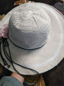 pink rose korean style hat