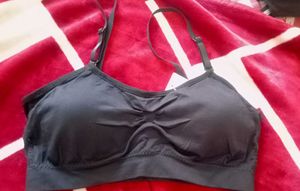 Padded Black Bra