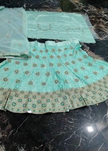 Unstitched Lehnga Choli With Dupatta