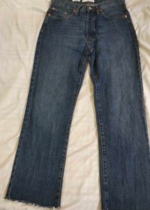 Mango Straight Leg Jeans Waist 30