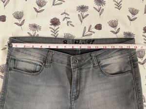 Grey Wash Skinny Jeans