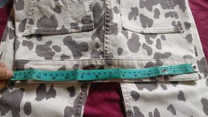 Cow Print Flare Jeans