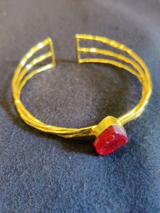 Druzy Ruby Bracelet