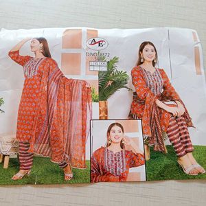 Printed Rayon Kurti Set For Women